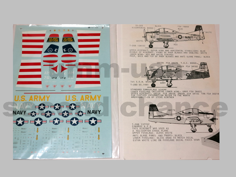 MS72-322 US Army and Navy T-28's B/D (SCH) 1/72